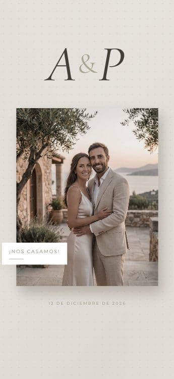 Vista previa de invitación digital