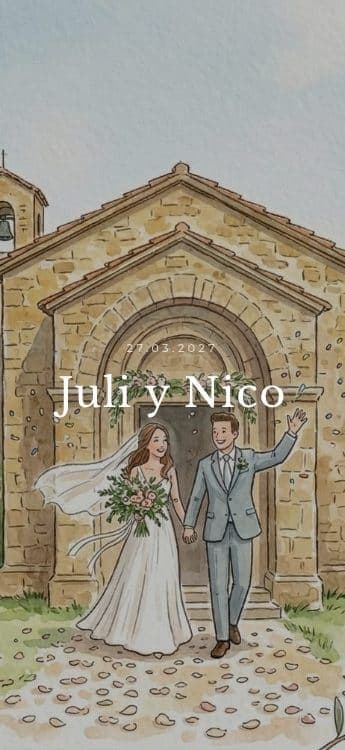 Vista previa de invitación digital