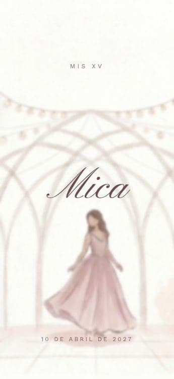 Vista previa de invitación digital